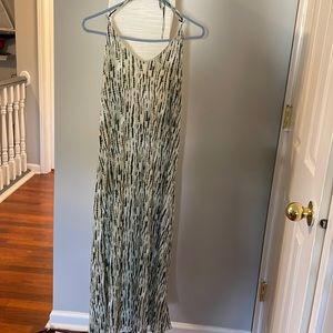 A Mango long halter dress